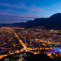 Grenoble - La métropole vue depuis la Bastille